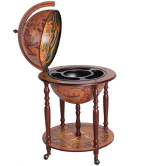 Globe Shaped Retro Style Mini Bar Drink Cabinet