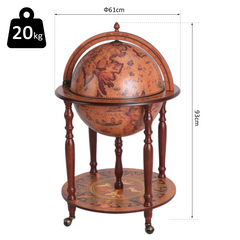 Globe Shaped Retro Style Mini Bar Drink Cabinet