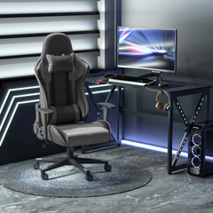 High Back Racing Gaming Chair - PU Leather Reclining Computer Chair