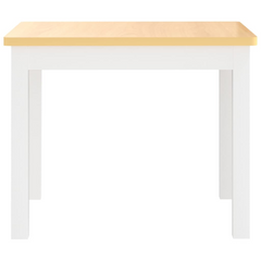 3 Piece Children Table and Chair Set - White & Beige MDF | Perfect for Playtime, Crafts, and Meals