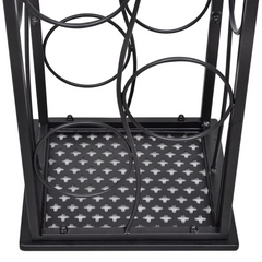 Wine Rack for 8 Bottles Metal - Elegant and Sturdy Wine Storage