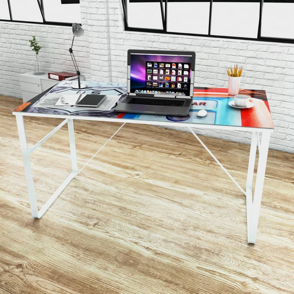 Unique Rectangular Desk | Modern Design, Tempered Glass Surface