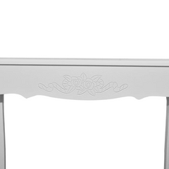 White Dressing Console Table – Elegant & Compact Design for Any Room