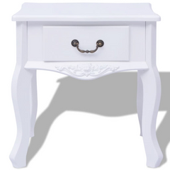 Bedside Cabinet MDF White - Stylish and Functional Furniture