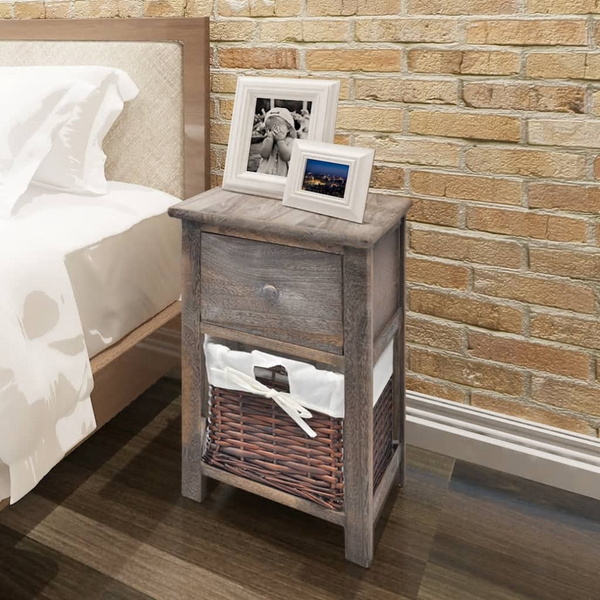 Bedside Cabinets 2 pcs Wood Brown | Rustic Charm for Your Home