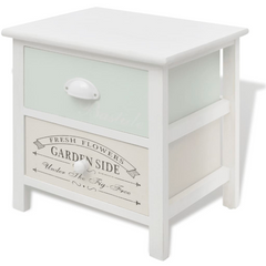 French Bedside Cabinet Wood - Rustic Charm for Your Home