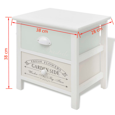 French Bedside Cabinet Wood - Rustic Charm for Your Home