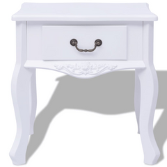 Bedside Cabinets 2 pcs MDF White - Stylish and Versatile