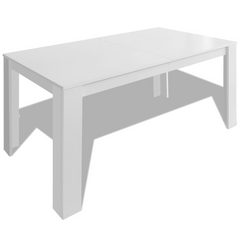 Dining Table 140x80x75 cm White - Elegant and Sturdy | Shop Now