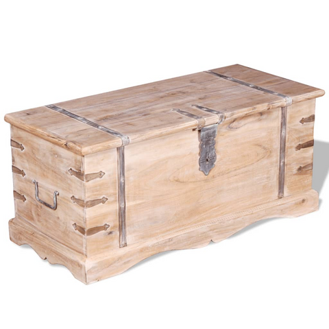 Storage Chest Acacia Wood - Solid and Stylish Storage Solution