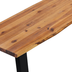 Bench Solid Acacia Wood 160 cm