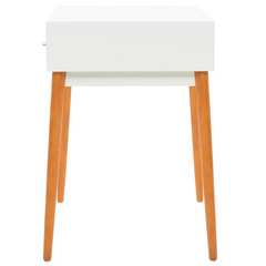 Elegant Dressing Table with Mirror - Stylish MDF Design, White Finish - 60x50x86 cm