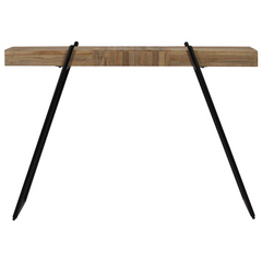 Console Table Reclaimed Teak - Stylish Industrial Design - 120x35x81 cm