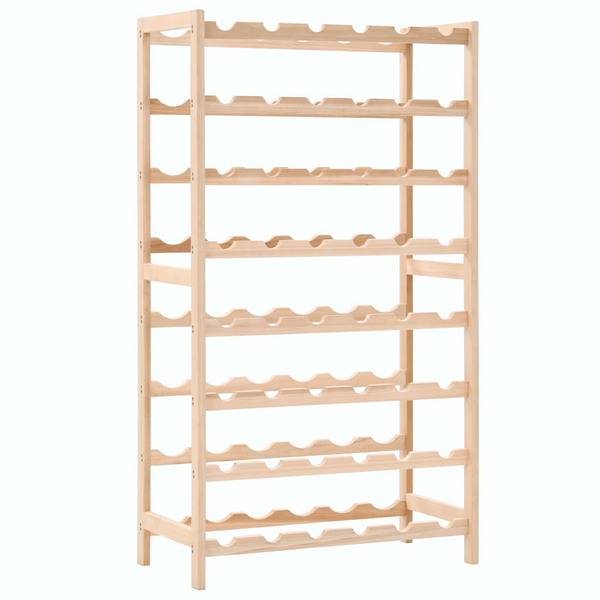 Cedar Wine Rack - 8 Tier, 48 Bottle Capacity, 57.5x28x102 cm