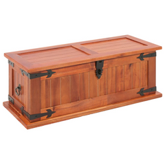 Storage Chests Set of 3 - Solid Acacia Wood, Stylish and Versatile Storage Solution