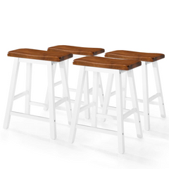 5-Piece Solid Wood Bar Table and Stool Set - Stylish and Durable for Home, Bar or Restaurant