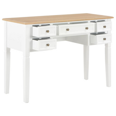 Writing Desk White 109.5x45x77.5 cm Wood - Elegant and Functional