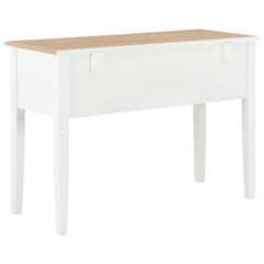 Writing Desk White 109.5x45x77.5 cm Wood - Elegant and Functional