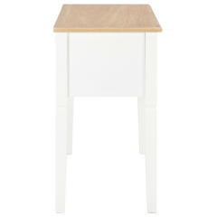 Writing Desk White 109.5x45x77.5 cm Wood - Elegant and Functional