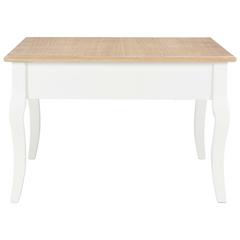 Coffee Table White 80x80x50 cm Wood - Sturdy and Stylish