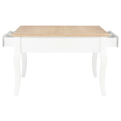 Coffee Table White 80x80x50 cm Wood - Sturdy and Stylish