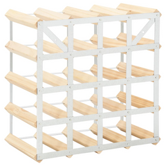 Solid Pinewood Wine Rack | Holds 20 Bottles | Rustic Charm & Durable Design