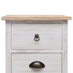 Side Cabinet 35x25x57 cm Paulownia Wood