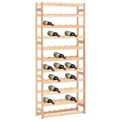 Wine Rack for 77 Bottles Pine - Store and Display Your Wine in Style