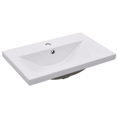 Sink Cabinet with Built-in Basin Concrete Grey – Modern Engineered Wood Bathroom Storage Solution