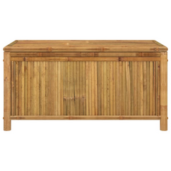 Garden Storage Box 110x52x55cm Bamboo - Versatile Outdoor & Indoor Storage Solution