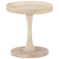 Vintage Side Table Ø40x45 cm | Solid Mango Wood | Handmade Accent Furniture