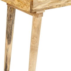 Rustic Solid Mango Wood Console Table - 115x35x76 cm - Durable Hallway & Entryway Furniture