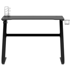 Gaming Desk with ZZ Shape Legs Black