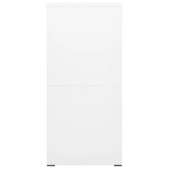 Steel Filing Cabinet – Modern White, 4 Drawers, Lockable, 46x62x133 cm – Durable Office Storage