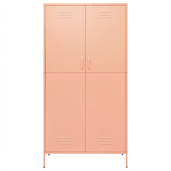 Pink Steel Wardrobe 90x50x180 cm - Durable, Chic & Spacious Storage Solution