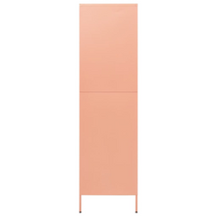 Pink Steel Wardrobe 90x50x180 cm - Durable, Chic & Spacious Storage Solution