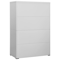 Filing Cabinet Light Grey 90x46x134 cm Steel - Durable and Versatile Storage Solution