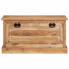 Solid Acacia Wood Shoe Storage Bench - Comfortable, Durable, and Stylish - 85x40x45 cm