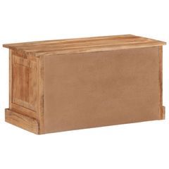 Solid Acacia Wood Shoe Storage Bench - Comfortable, Durable, and Stylish - 85x40x45 cm