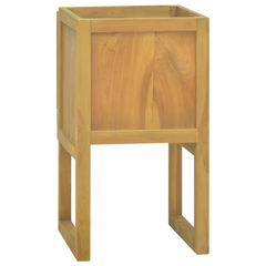 Solid Teak Wood Bathroom Cabinet - Compact, Stylish & Durable Storage Solution