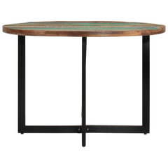 Dining Table 110x75 cm Solid Wood Reclaimed - Eco-Friendly and Sturdy