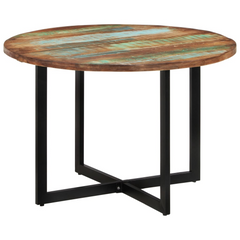 Dining Table 110x75 cm Solid Wood Reclaimed - Eco-Friendly and Sturdy