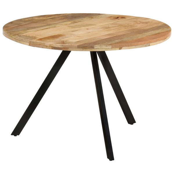 Dining Table 110x75 cm Solid Wood Mango - Rustic and Stylish