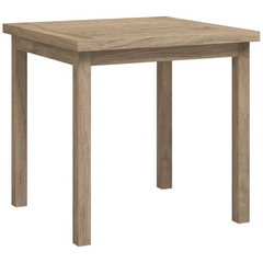 Solid Teak Wood Side Table 45x45x45 cm - Perfect for Home & Office