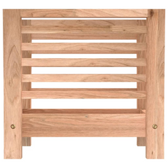 Solid Walnut Wood Magazine Rack - 40x26.5x38.5 cm | Stylish & Durable Storage Solution