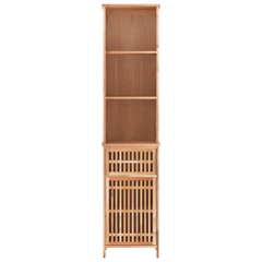 Bathroom Cabinet 42x29x182 cm Solid Wood Walnut