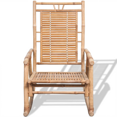 Bamboo Rocking Chair - Elegant & Durable Indoor/Outdoor Relaxation Solution