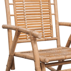 Bamboo Rocking Chair - Elegant & Durable Indoor/Outdoor Relaxation Solution