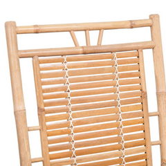 Bamboo Rocking Chair - Elegant & Durable Indoor/Outdoor Relaxation Solution