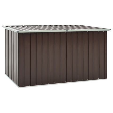 Garden Storage Box - Durable Brown 171x99x93 cm Outdoor Storage Solution